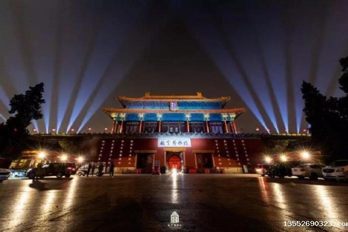 故宫夜景。故宫博物院供图