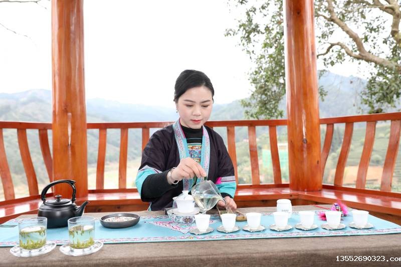 茶艺表演。龚普康摄