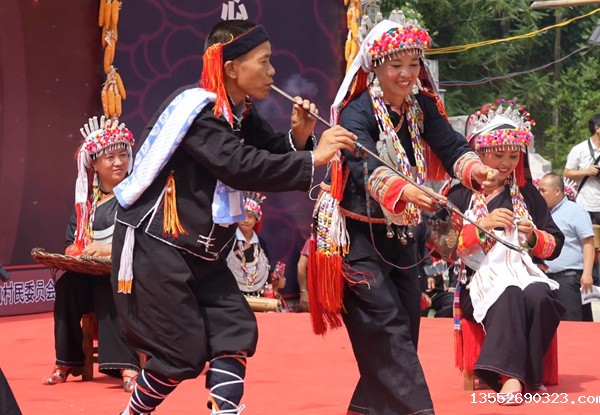 祝著节民俗展演活动现场。
