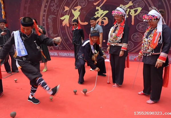 祝著节民俗展演活动现场。